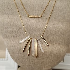Stella & Dot Rebel Cluster necklace